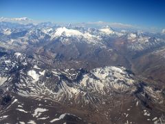 01 View Towards Aconcagua With Tupangato From Flight Between Santiago And Mendoza